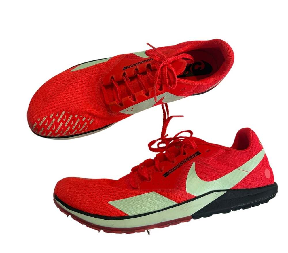 Nike ZoomX Dragonfly XC Cross Country Men's 10 Track Spikes Crimson Vapor Green